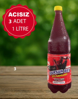 3 adet acılı 1 litre şalgam