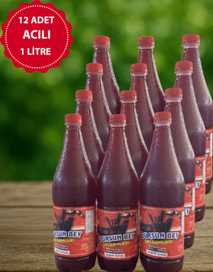 3 adet acısız 1 litre şalgam