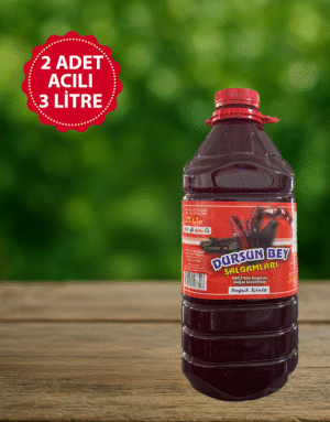 2 adet acılı 3 litre Şalgam suyu