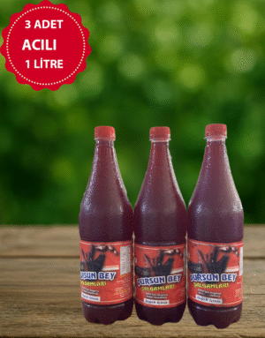 3 adet acısız 1 litre şalgam