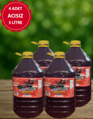 4 adet acılı 5 litre Şalgam