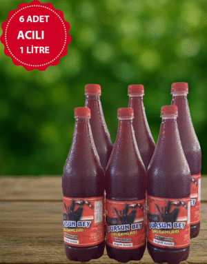 3 adet acısız 1 litre şalgam